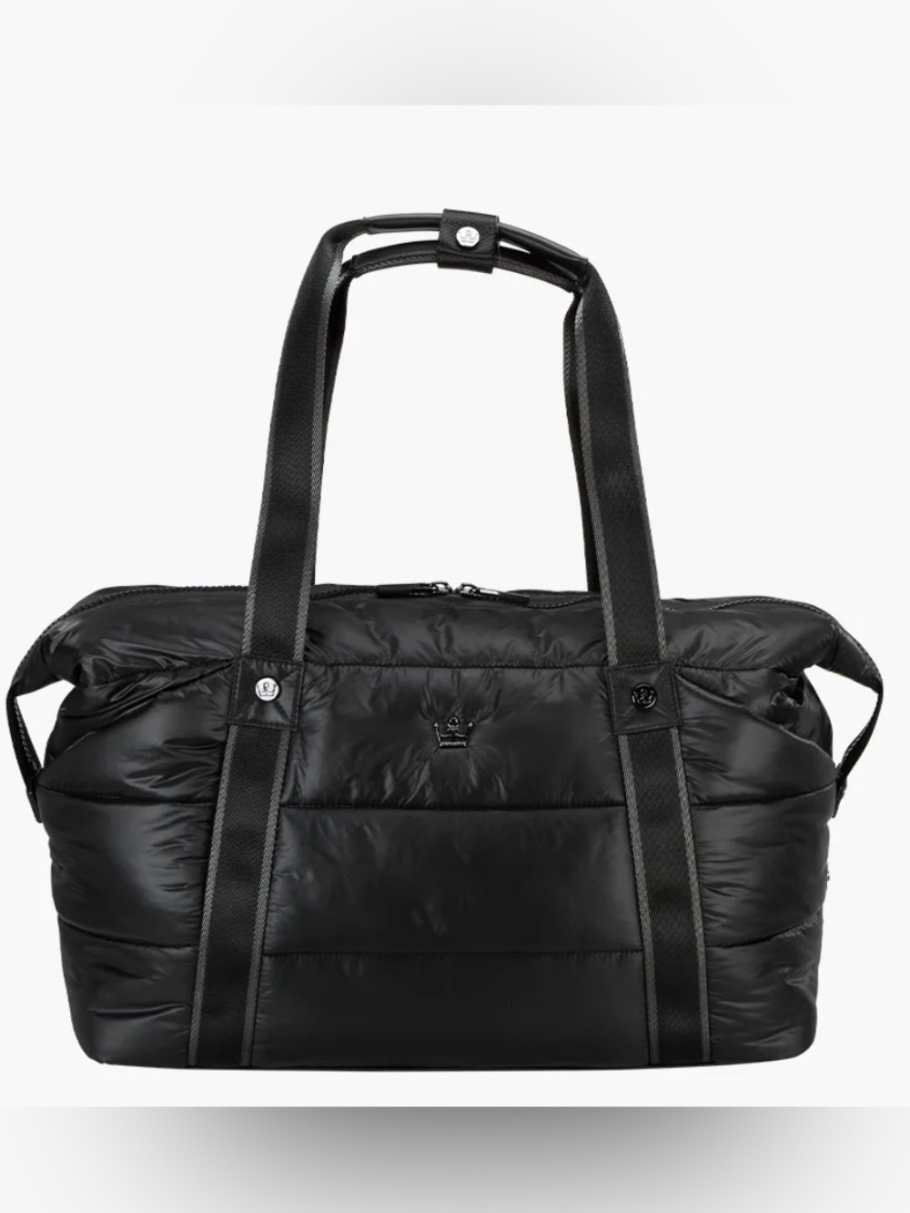 Oliver Thomas Black Quilted Travel Tote